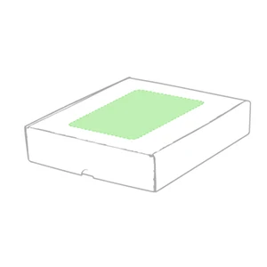 En la cubierta del estuche