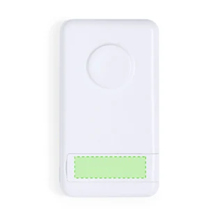 En el hueco rectangular