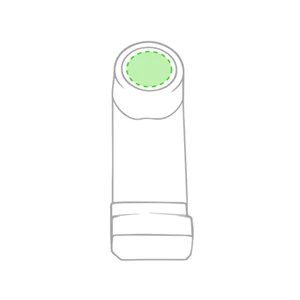 En la parte circular