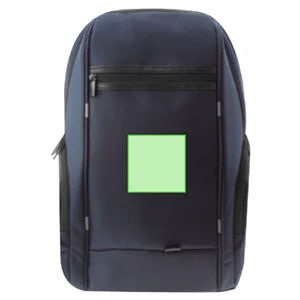 En la cara de la cremallera, centrado