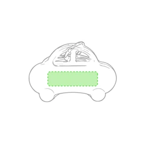 En la parte metálica