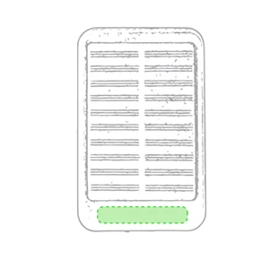 Parte inferior de la cara principal