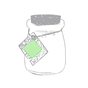 En el cartón de presentación