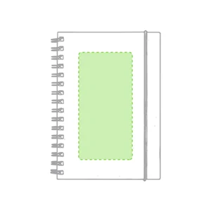 En la portada de la libreta