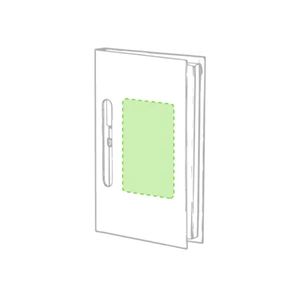 En la portada de la libreta