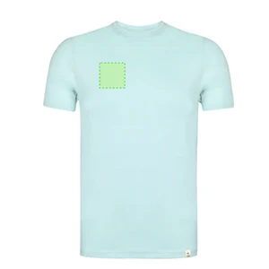 En el pecho derecha tipo bolsillo